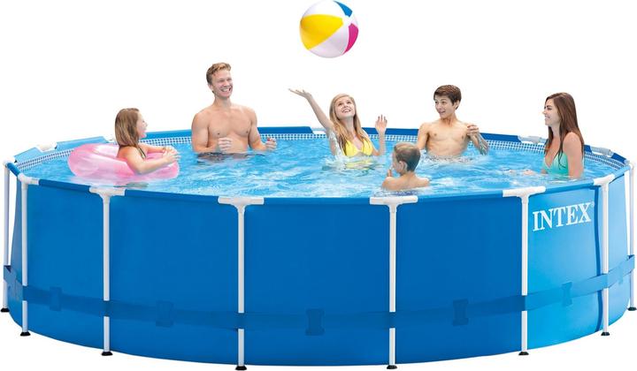 Produktbild Intex Metal Frame Pool Komplett Set (457 x 122 cm)