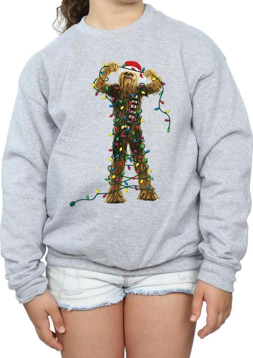 Immagine prodotto Star Wars Chewbacca Christmas Lights Felpa Ragazze (128)