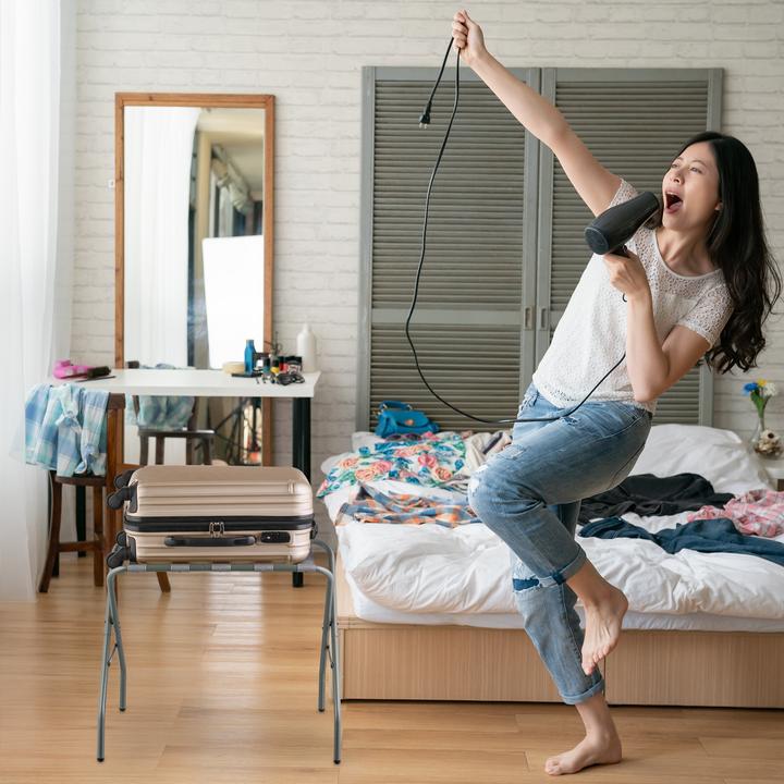 Actual product image Relaxdays Luggage rack (Suitcase rack)