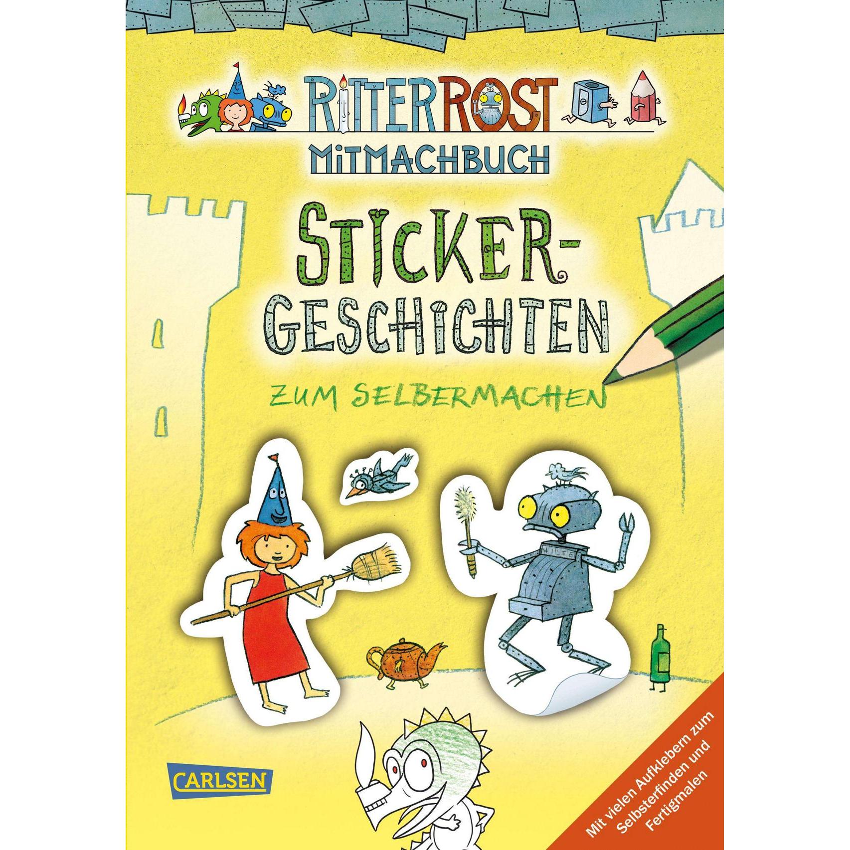 Ueberreuter, Sticker, Ritter Rost: Knight Rust: storie di adesivi fai-da-te