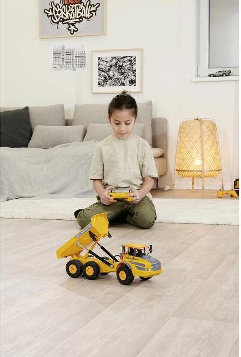 Immagine prodotto Carson Modellsport 907669 1:20 Dumper Volvo A40G 100% RTR 1:20 Electric RC (RTR pronto all'uso)
