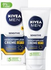 Produktbild NIVEA MEN Protective skin cream SPF 15 Men Sensitive (Face Cream) 75 ml (75 ml, Tagescreme, SPF 15)