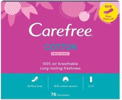 Immagine prodotto Carefree Solette igieniche in cotone fresco 76 pezzi (76 x)