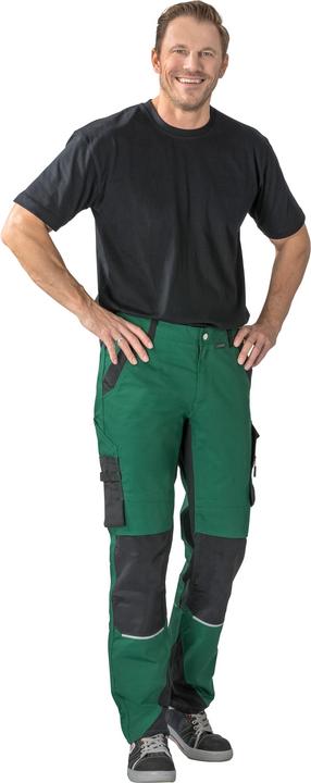 Image du produit Planam Pantalon homme vert/noir 52 54 (54)