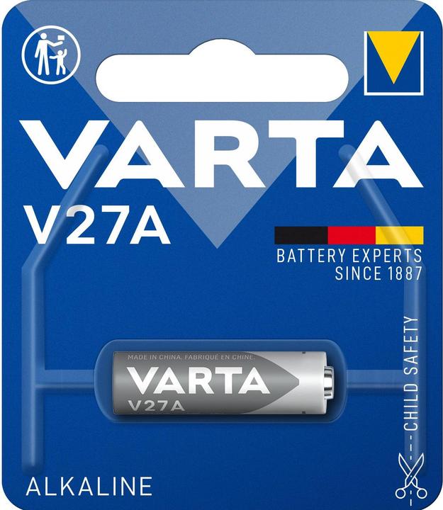 Actual product image Varta Electronics V27A (1 pcs., A27, 19 mAh)
