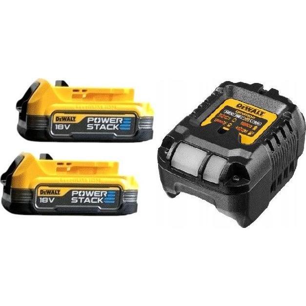 Thumbnail - DeWalt, Werkzeugakku + Ladegerät, ŁADOWARKA DCB1102 +2x1,7Ah POWERSTACK DCB1102E2 (18 V)