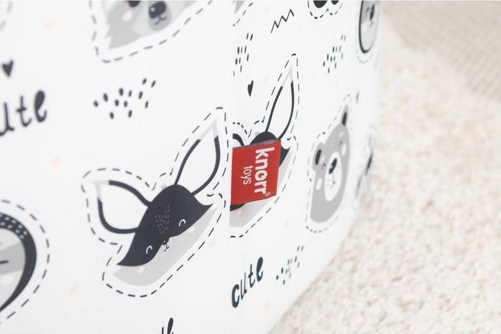 Immagine prodotto Knorrtoys Bällebad soft - "Cute Animals" - 150 balls grey/white/transparent (ca. 7 cm)