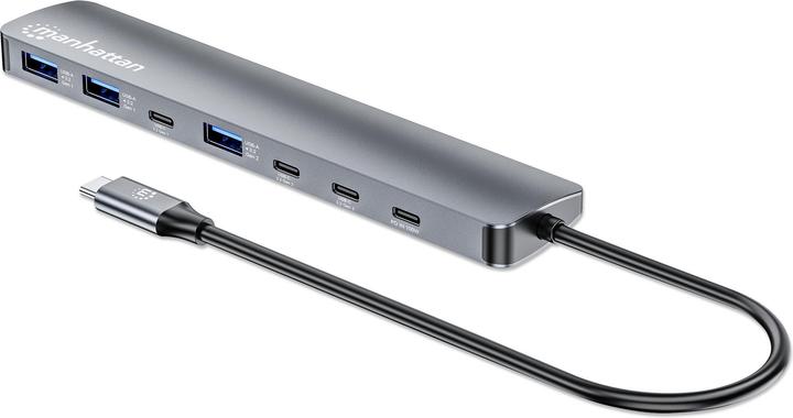 Immagine prodotto Manhattan 7-Port 10G/5G USB-C / USB-A Hub 4+3 mit Power Delivery (USB-C, 7 porte)