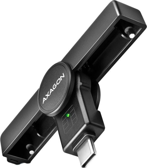 Produktbild Axagon CRE-SMPC USB-C Smart Card PocketReader (USB 2.0)
