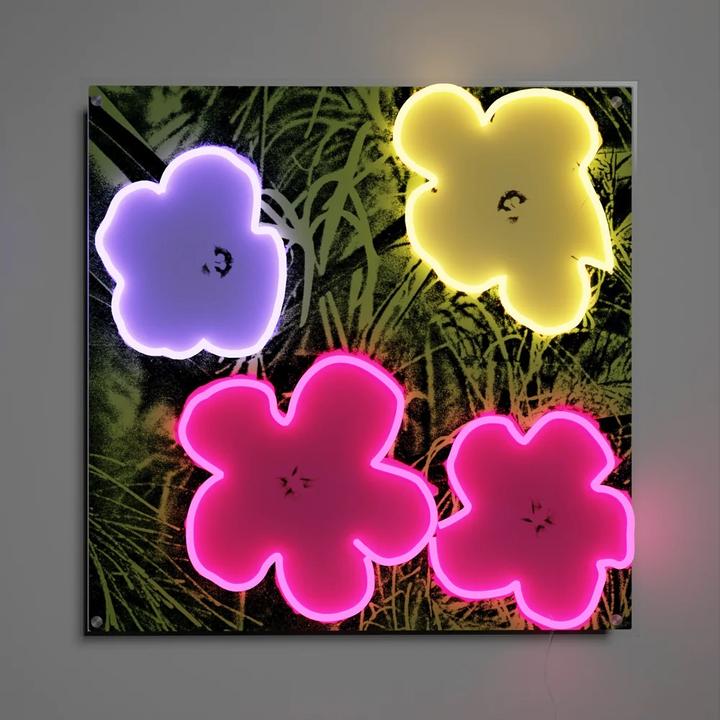 Actual product image YellowPop Andy Warhold Flowers