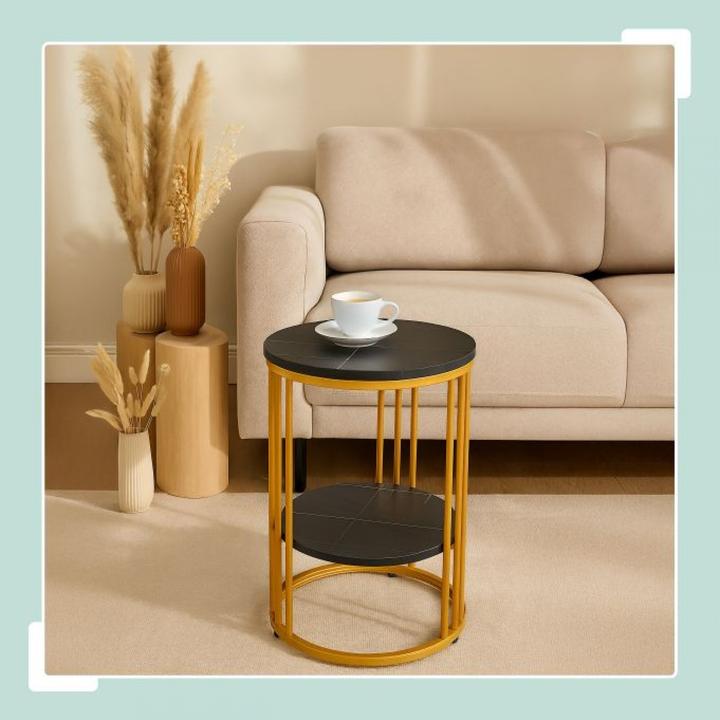 Actual product image Relaxdays Side Table (40 x 40 x 56 cm)