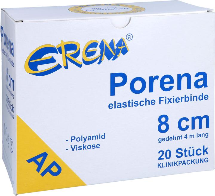 Actual product image Erena PORENA (AP) hochelastische Fixierbinde 8cm, 20 St BIN