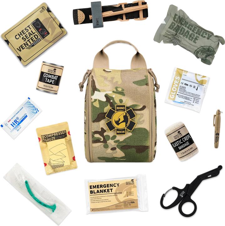 Immagine prodotto Rhino Rescue IFAK-002M (gefüllt), multicam (Accessori per kit di primo soccorso)