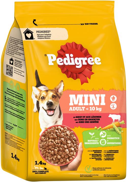 Actual product image Pedigree Adult Beef & Vegetables (Adult, 6 pcs., 1400 g)