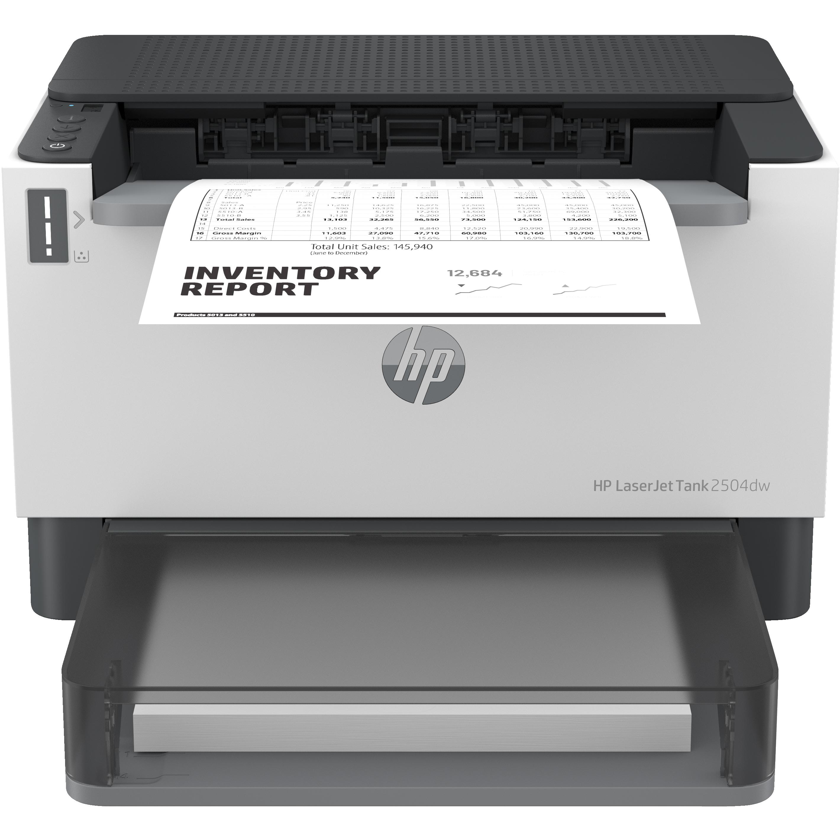 HP LaserJet Tank 2504dw (Schwarz-Weiss), Drucker, Schwarz