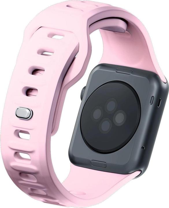 Produktbild 3MK Silicone Watch Strap różowy/powder pink dla Apple Watch 38/40/41mm (Edelstahl, Silikon)