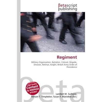 Regiment, Fachbücher