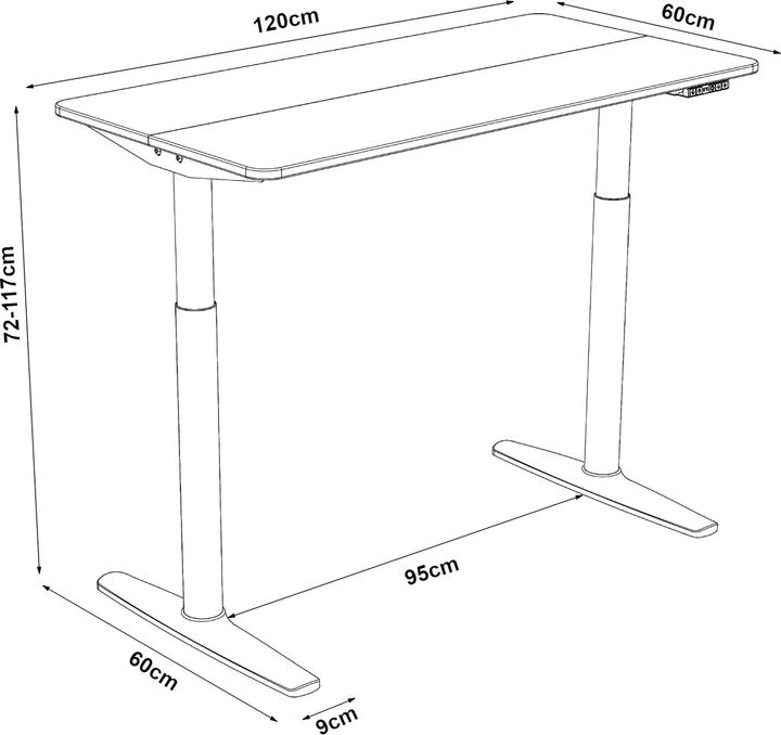 Image du produit Pro-Tec Arogno (120 x 60 x 117 cm)