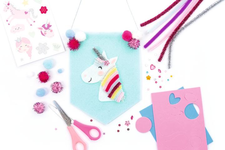 Produktbild Folia Bastelset Pfeifenputzer Unicorn (0.03 m)
