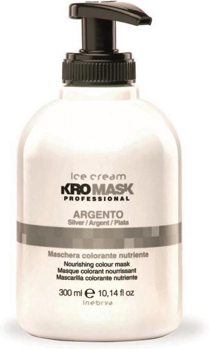 Inebrya Ice Cream Kromask Professional Nourishing Colour Mask Silver - Nutritious Hair Mask (300 ml)