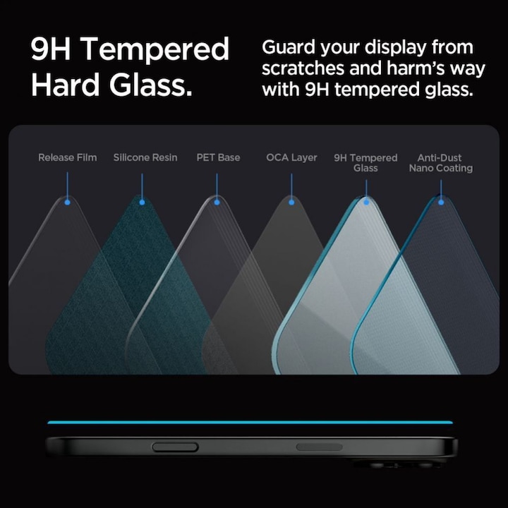 Image du produit Spigen Glas (2 pièce(s), Apple iPhone 16 Pro)