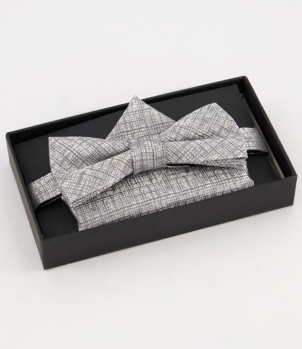 Actual product image JP1880 Blunt Shape Bow Tie Set