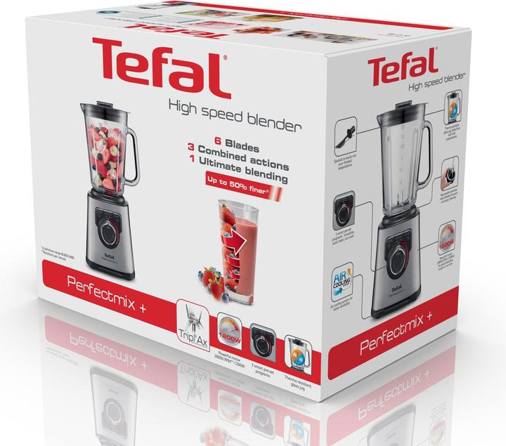 Actual product image Tefal Blender PerfectMix BL811D38 Tabletop, 1200 W, Jar material Glass, Jar capacity 1.5 L, Ice crushi (1200 W)