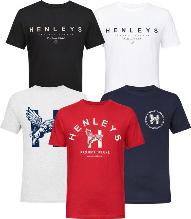 Henleys Graphen TShirt (5erPack) (L)