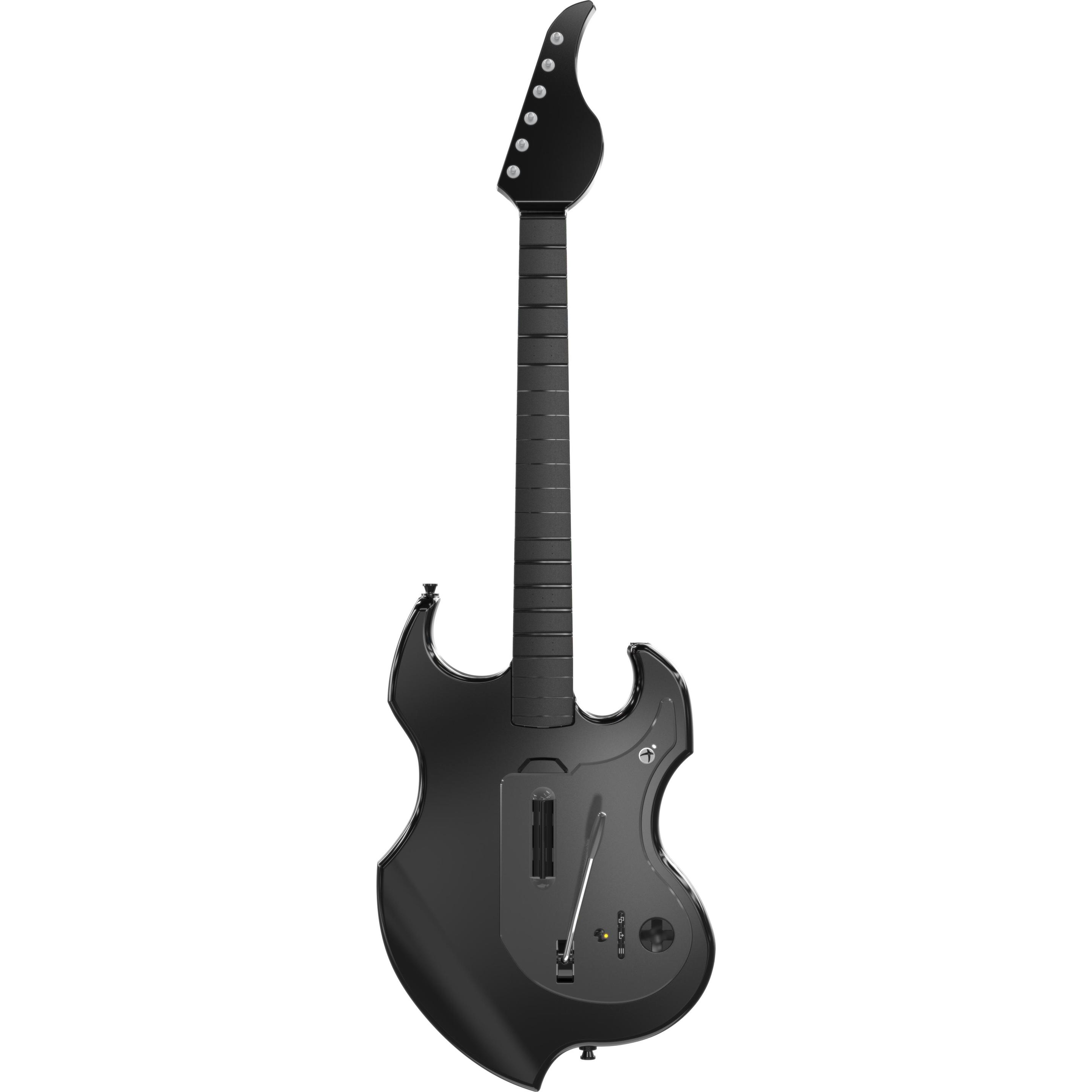 PDP Riffmaster Wireless Guitar (Xbox Series X, Xbox One S, Xbox Series S, PC), Gaming Controller, Schwarz