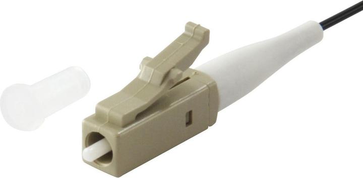 Actual product image equip Fiber LC/PC Pigtail Multi Mode Duplex OM3 (2 m)