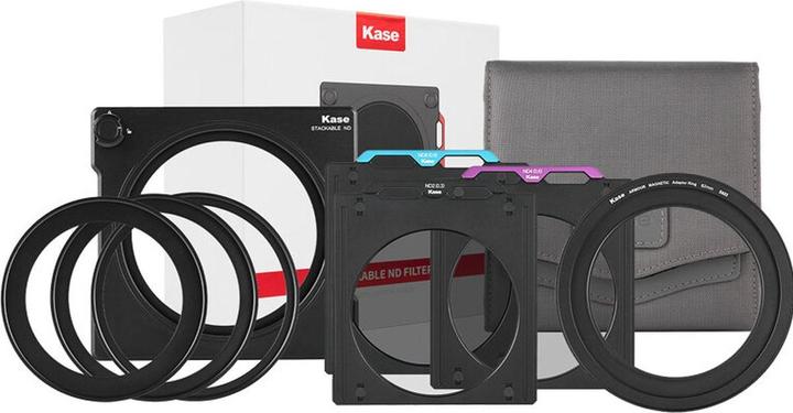 Image du produit Kase kit de filtres magnétiques empilables ND Professional (ND2/ND4/ND8) (82 mm, Filtre gris neutre)
