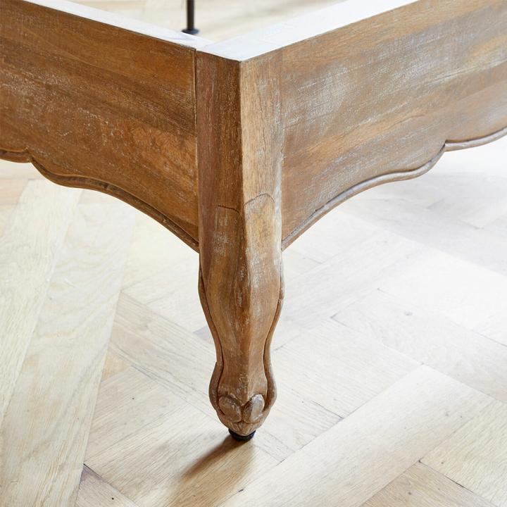 Image du produit Loberon Lit Serravalle marron/blanc