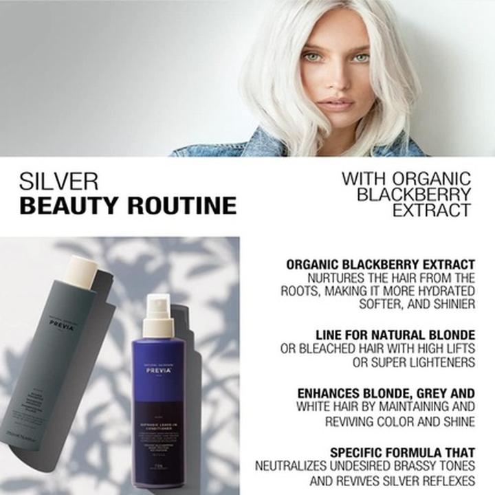 Immagine prodotto Previa Balsamo bifasico organico di mora d'argento Leave-In (200 ml)