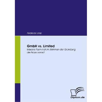 GmbH vs. Limited, Fachbücher