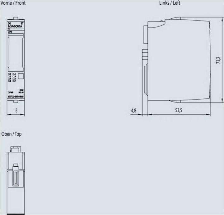 Image du produit Siemens 6ES7132-6BF01-0BA0 6ES71326BF010BA0 Module de sortie API