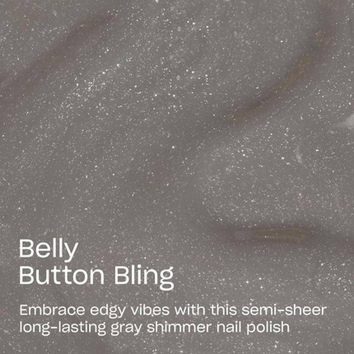 Image du produit OPI Infinite Shine Belly Button Bling Semi-Sheer Dark Soft Grey Silver Shimmer (Belly Button Bling, Vernis à ongles effet gel)