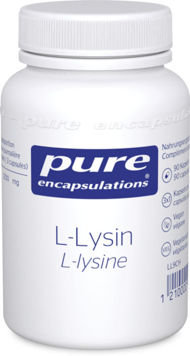 Image du produit Pure encapsulations L-Lysine (90 pièce(s), Capsules, 84 g)
