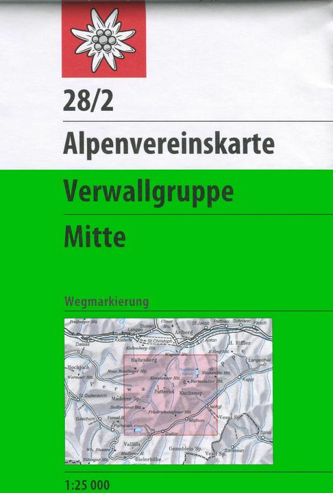 Produktbild Alpenvereinskte.28/2Verwallgruppe, Mit