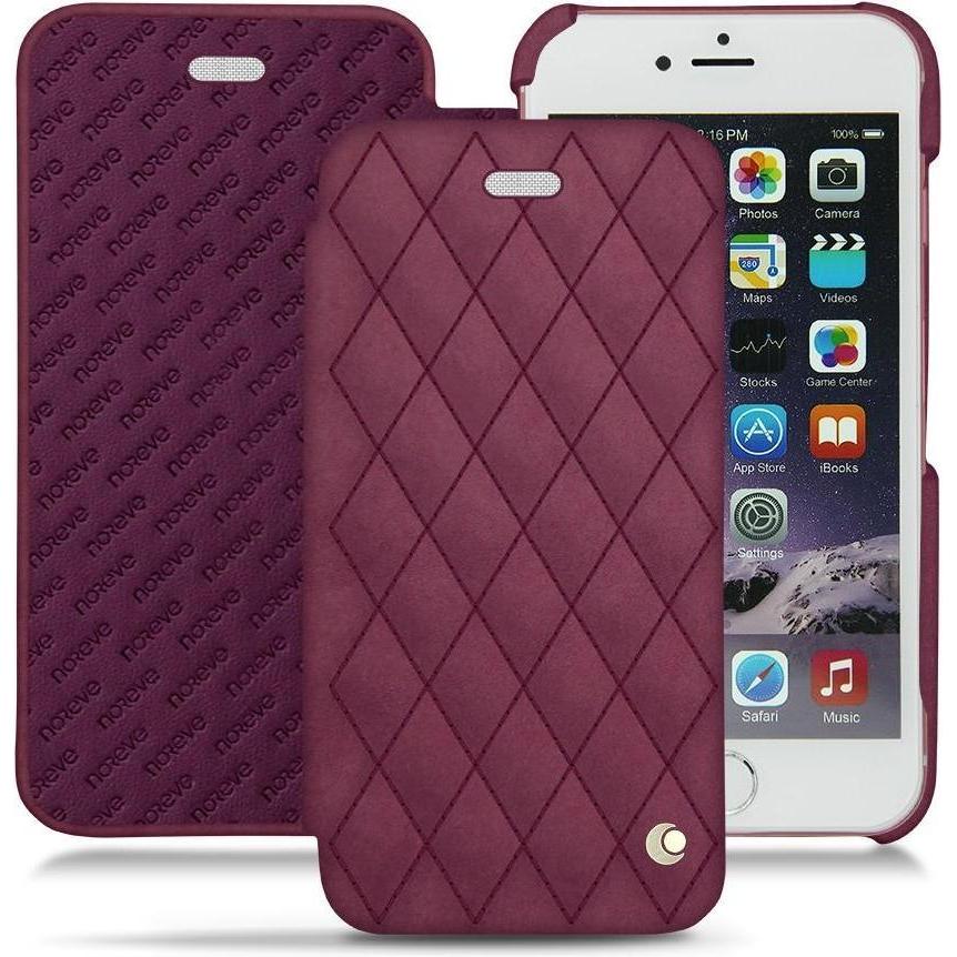 Thumbnail - Noreve Lederschutzhülle horizontal (Apple iPhone 6s Plus), Smartphone Hülle, Violett