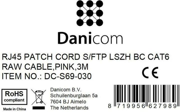 Produktbild Dsit CAT 6 Netzwerkkabel LSOH (S/FTP, CAT6, 3 m)
