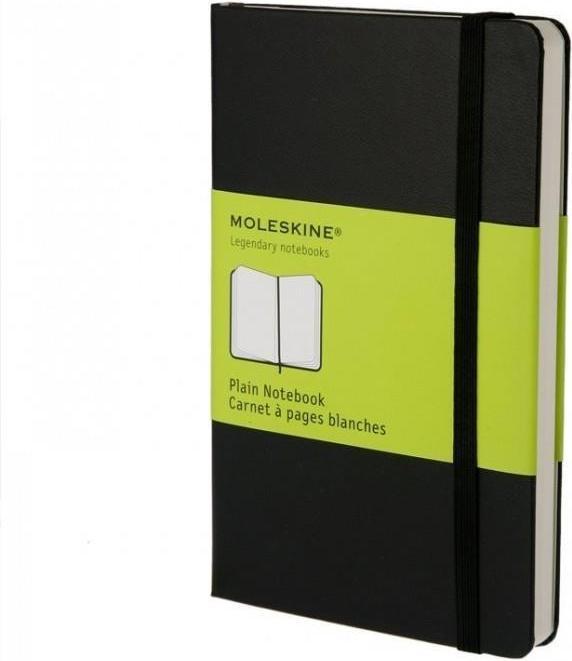 Actual product image Moleskine Notebook Classic Pocket (A6, Plain, Hardcover)