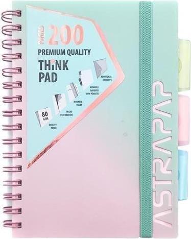 Produktbild Astra Spiralnotizbuch A5/200K Ombre Pastel (A5)