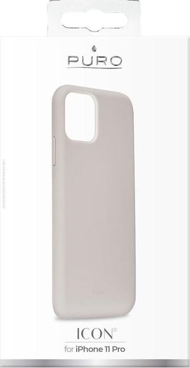 Actual product image Puro ICON Cover iPhone 11 Pro jasnoszary/light grey IPCX19ICONLGREY (Apple iPhone 11 Pro)