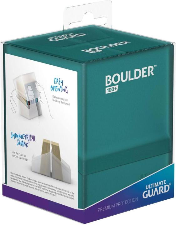 Image du produit Ultimate Guard UGD010696 - Boîte de cartes Boulder - 100+ cartes, taille standard, malachite