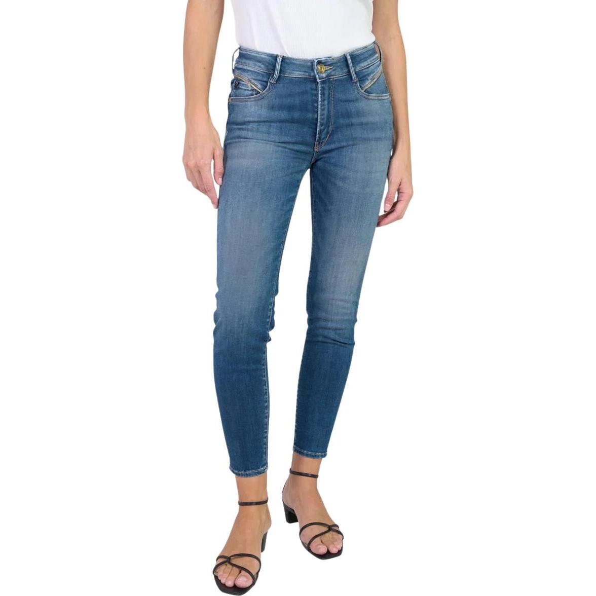 Le Temps Des Cerises, Damen, Jeans, Pefki, Blau, (34)