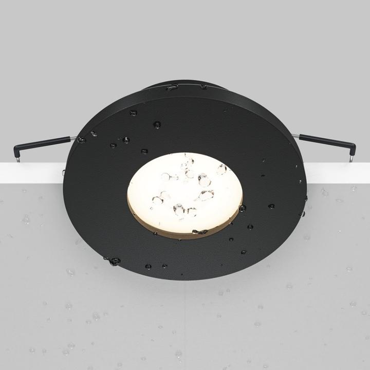 Produktbild Maytoni Stark Downlight, Einbauleuchte GU10 Schwarz IP65 Ø8,4mm (GU10)
