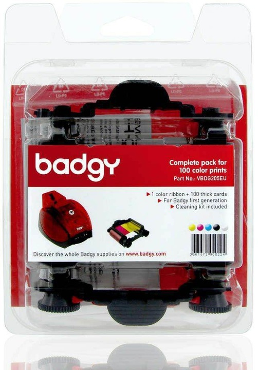 Immagine prodotto Evolis Set completo per 100 stampe (9 cm, Nero)