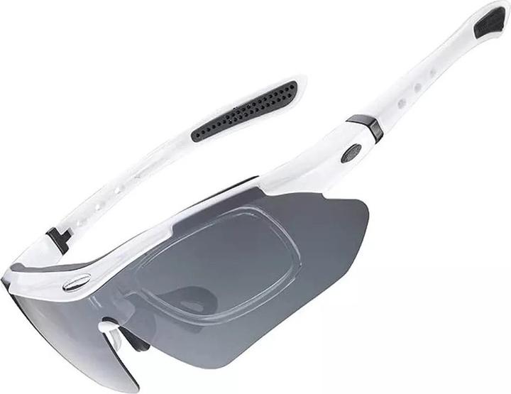 Rockbros 10142 photochromic UV400 cycling glasses - white (White, Photochromic UV400)