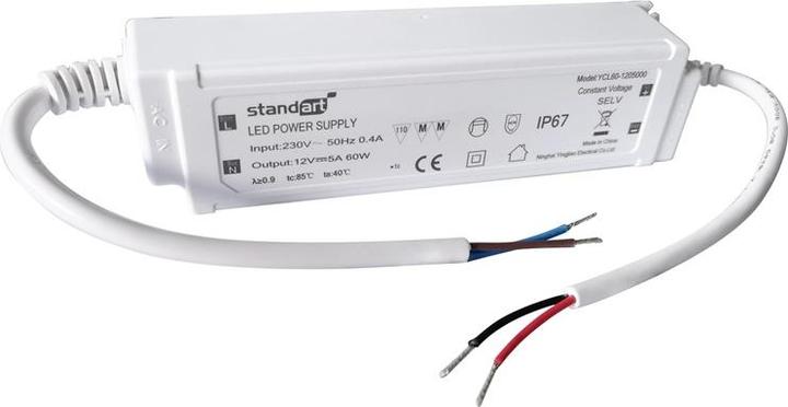 Image du produit Standart ADAPTATEUR DE PUISSANCE LED 60W 5A 12V DC IP67