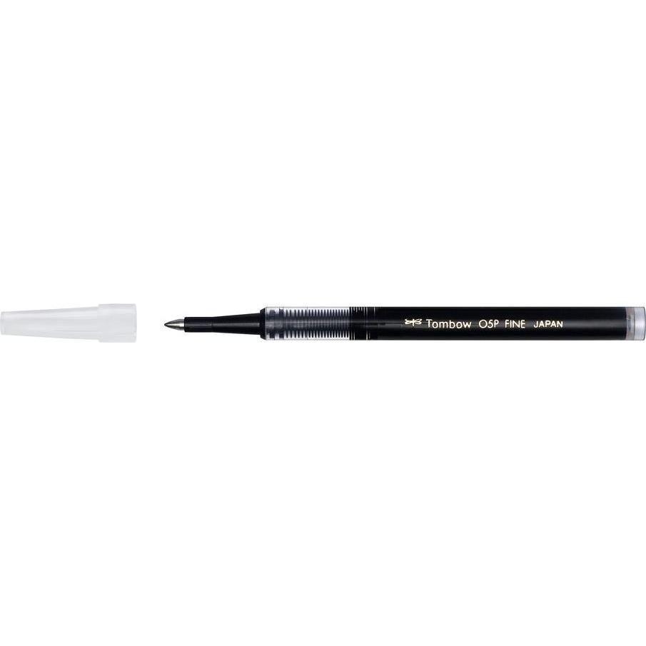 Tombow, Ersatzpatrone, Tintenrollermine schwarz (Ersatzmine, Schwarz, 0.30 mm)